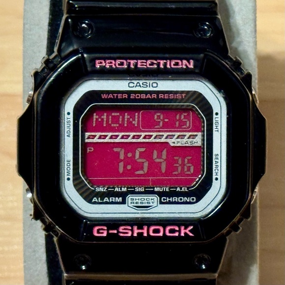 Casio G-Shock GLS-5600V-1 G-Lide Nylon Band Men’s Digital Watch GLS5600 5600 - Picture 1 of 12